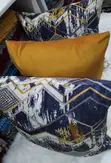 Beautiful Mixed Pattern & Block Cushions (Set of 3) - 2