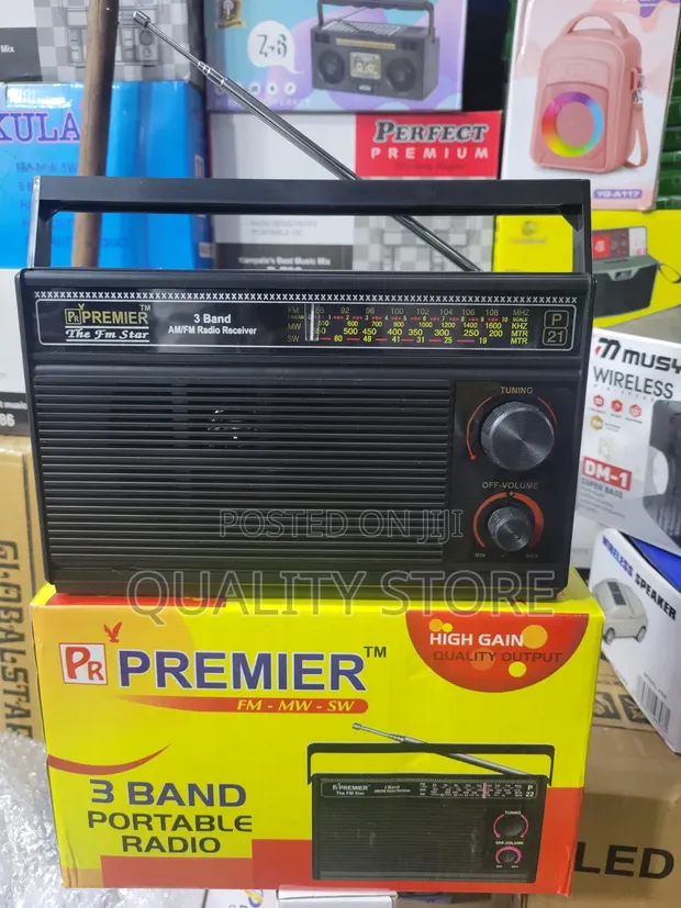 Premier 3 Band Portable Radio - 1