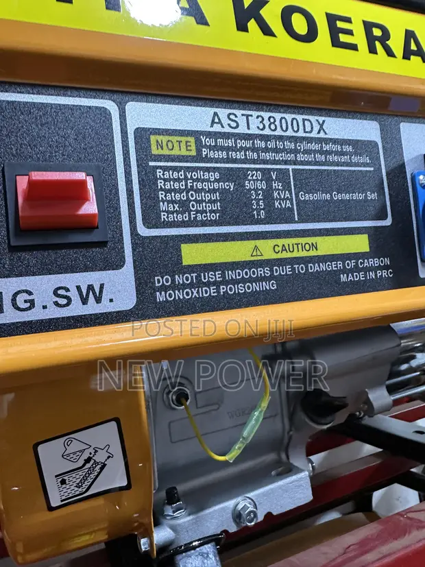 3kva Astra Korea Gasoline Generator - 1