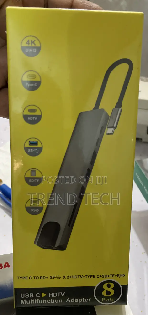 Type-C 8-in-1 Multifunction Adapter - 1