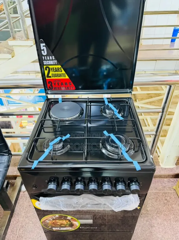 Blueflame Cooker C5031e-Bm (3+1) with Electric Oven - 1