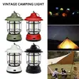 Retro Camping Lantern Portable Hanging Dimmable Battery - 3