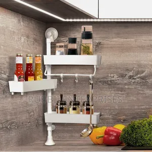 180° Rotating Corner Storage Shelf - Brand New