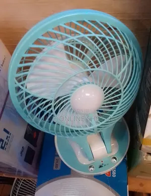 Portable Mini Table Fan with LED Light