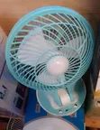 Portable Mini Table Fan with LED Light - 1