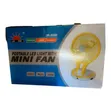 Portable Mini Table Fan with LED Light - 3