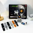 D19 Watch 4 Pro Smartwatch Gift Set with 7 Straps & TWS Earphones - 5