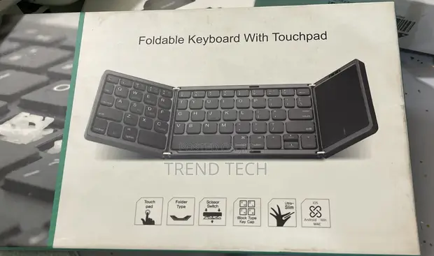Foldable Keyboard with Touchpad - 1