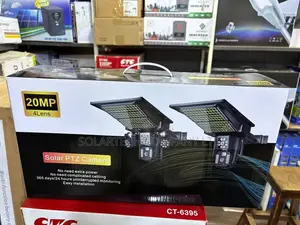 20MP Solar PTZ Camera - 4 Lens Wireless Outdoor Security