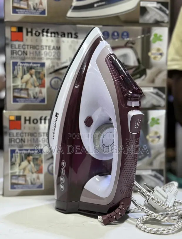 Hoffmans HM-9020 Electric Steam Iron 3000W Ceramic Soleplate - 1