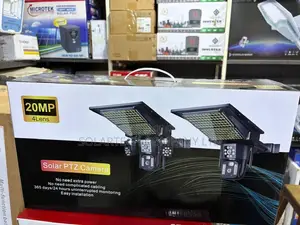 Solar PTZ CCTV Camera 20MP 4 Lens 360° Rotation