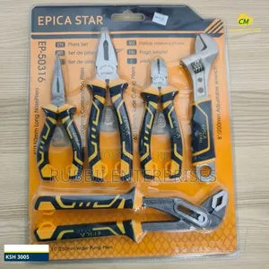 Epica Star 5-Piece Pliers and Wrench Set (EP-50316)