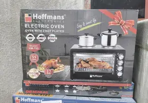 Hoffmans HM-753 55L Electric Oven with 2 Hot Plates (2000W)