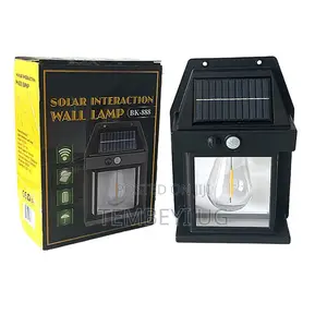 Solar Wall Lantern with Motion Sensor