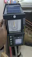 Solar Wall Lantern with Motion Sensor - 3