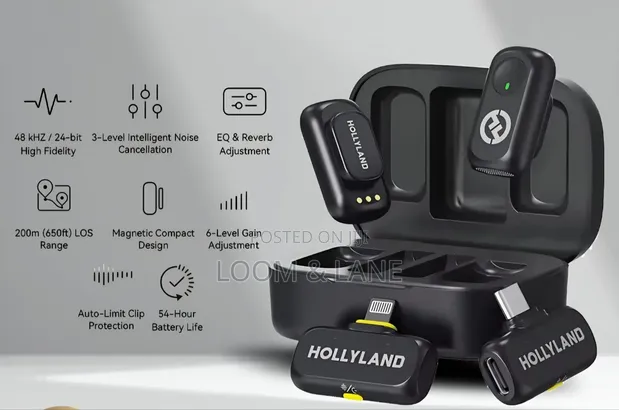 Hollyland Lark A1 Wireless Lavalier Microphone System - 1