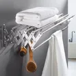 Wall Mounted Laundry Drying Rack - Retractable - 1
