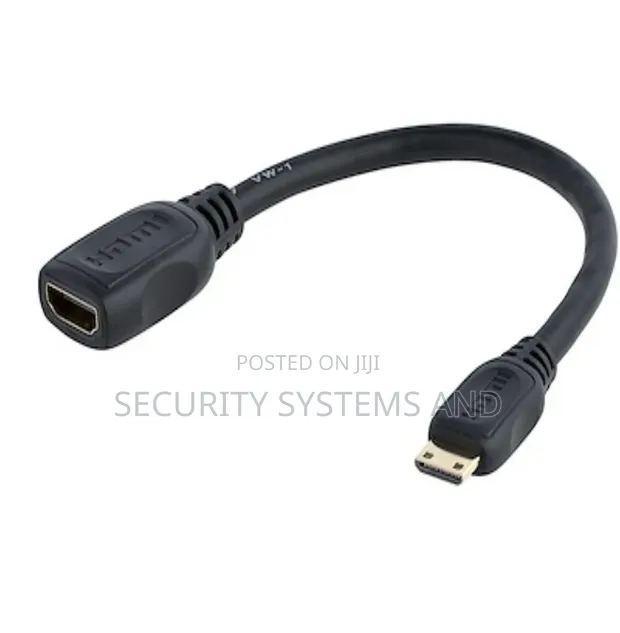 Mini HDMI to Female HDMI Adapter Cable - 1