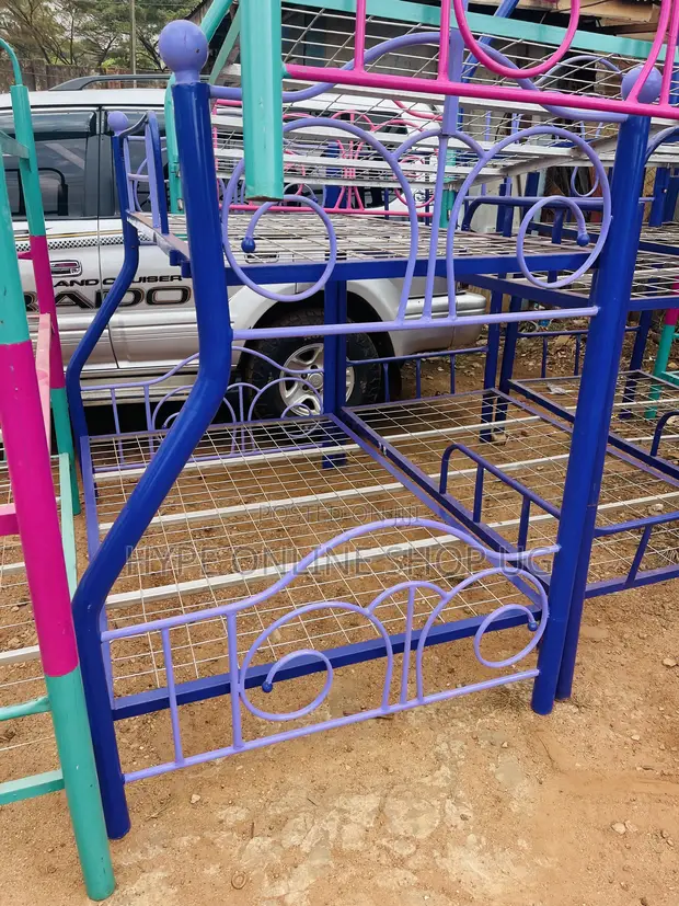 Brand New Double Decker Bed with Ladder and Net Holder - 1