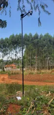 Solar Camera Mounted on Pole - 2