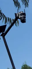 Solar Camera Mounted on Pole - 3