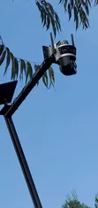 Solar Camera Mounted on Pole - 4