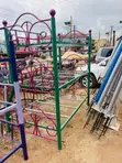 Brand New Triple Decker Bed (Green/Pink) - 1