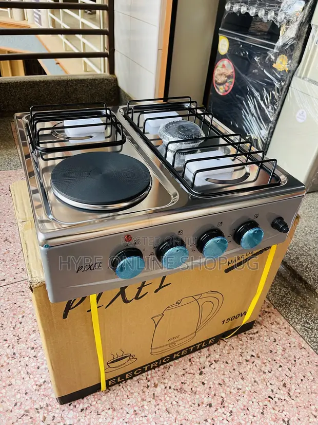 Brand New Table Top Electric and Gas Cooker - 1