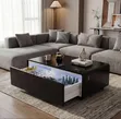 Smart Coffee Table with Integrated Fridge & Speakers - 1