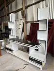 R65 White TV Stand - 2
