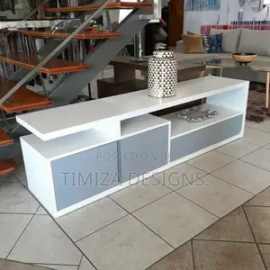 Wooden TV Stand - 122cm White