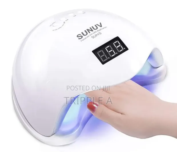 White SUN 5 UV LED Gel Nail Lamp Dryer - 1