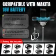 Electric Cordless Mixer for Paint & Concrete - 2