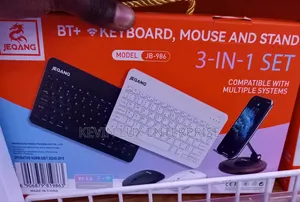 Portable Wireless Keyboard, Mouse, and Stand