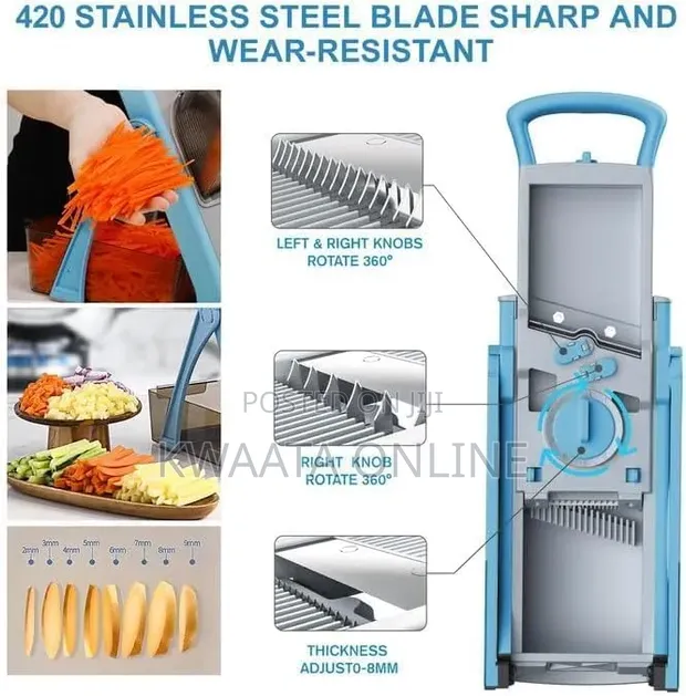 Heavy Duty Vegetable Slicer & French Fry Maker - 1