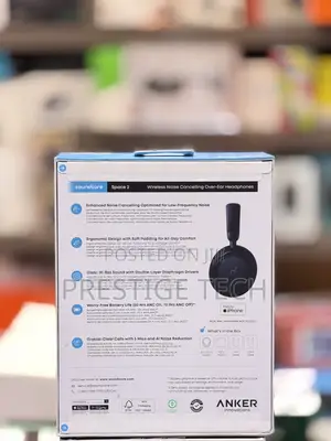 Anker Soundcore Space 2 Bluetooth 6.1 Over-Ear Headphones