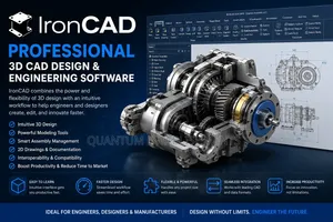 IronCAD 2027/26 Professional 3D CAD Software