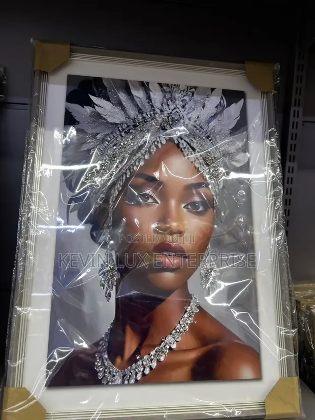 Wall Art Piece: Black Lady - 1