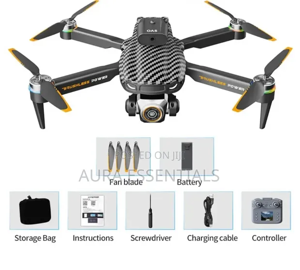 Brushless Aerial Camera Drone with 4K HD Camera - 1
