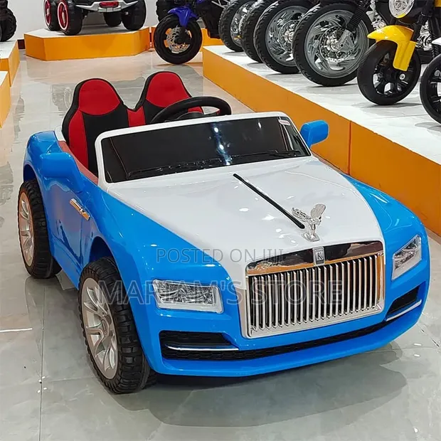 Battery-Operated Kids' Ride-on Car - Rolls-Royce Style - 1