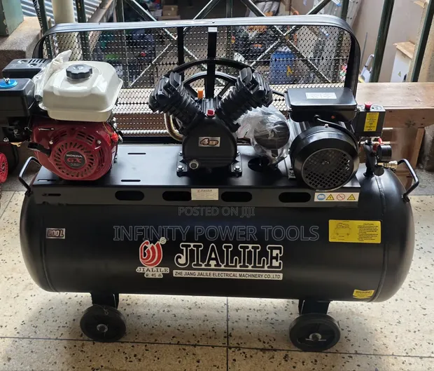 200L Jialile Air Compressor with Gasoline Engine - 1