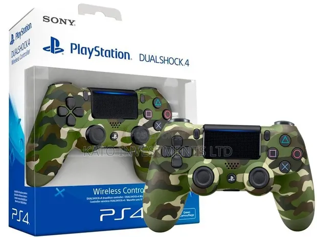 Sony DualShock 4 Wireless Controller - Green Camouflage - 1