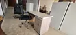 Mesh Office Chair and Grey Office Table (130cm) - 1