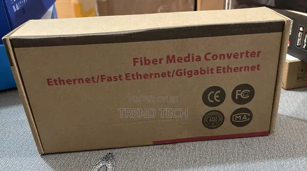 Brand New Fiber Media Converter with SFP Port - 1