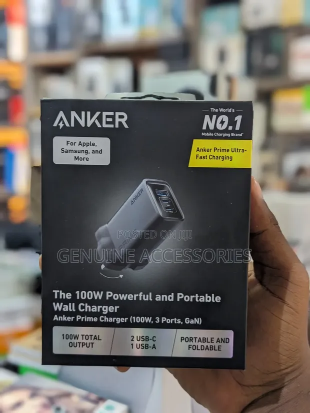 Anker 100W GaN Prime 3-Port USB-C Charger - 1