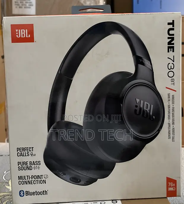 JBL Tune 730BT Wireless Over-Ear Headphones - 1