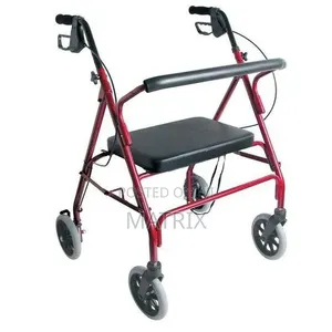 Drive Medical Height-Adjustable Aluminum Rollator Walker