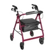 Drive Medical Height-Adjustable Aluminum Rollator Walker - 5