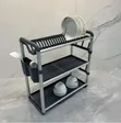 3 Tier Dish Drainer Rack - 3