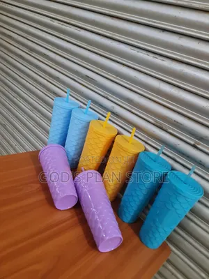 1000ml Plastic Juice Glasses (Set of 4)